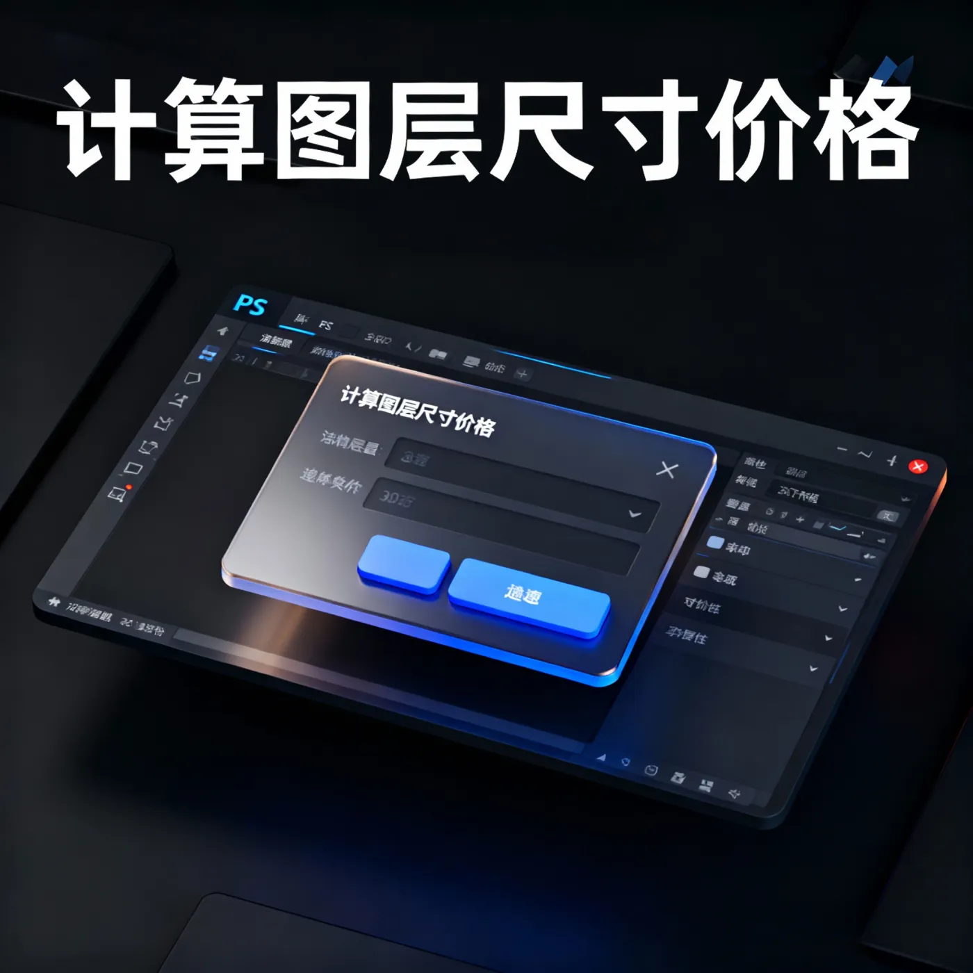 计算图层尺寸价格