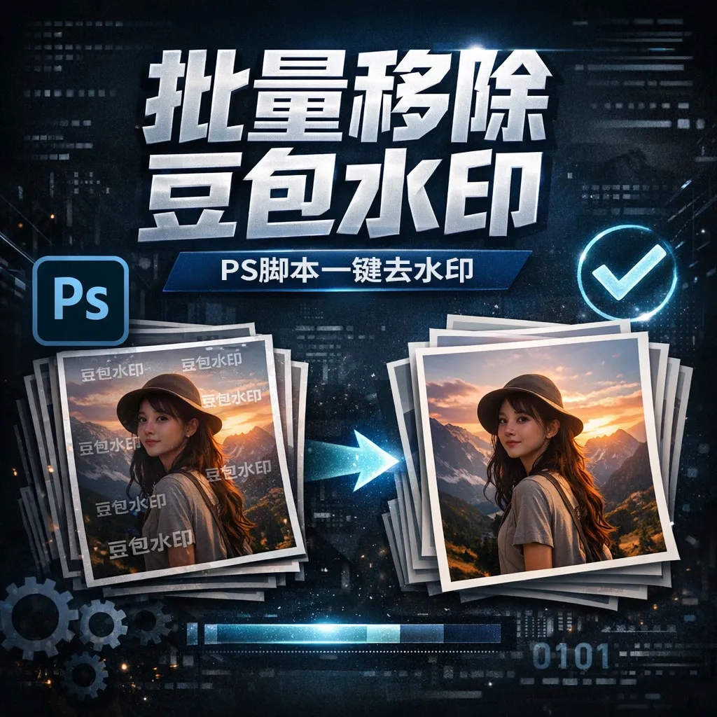 一键移除豆包水印