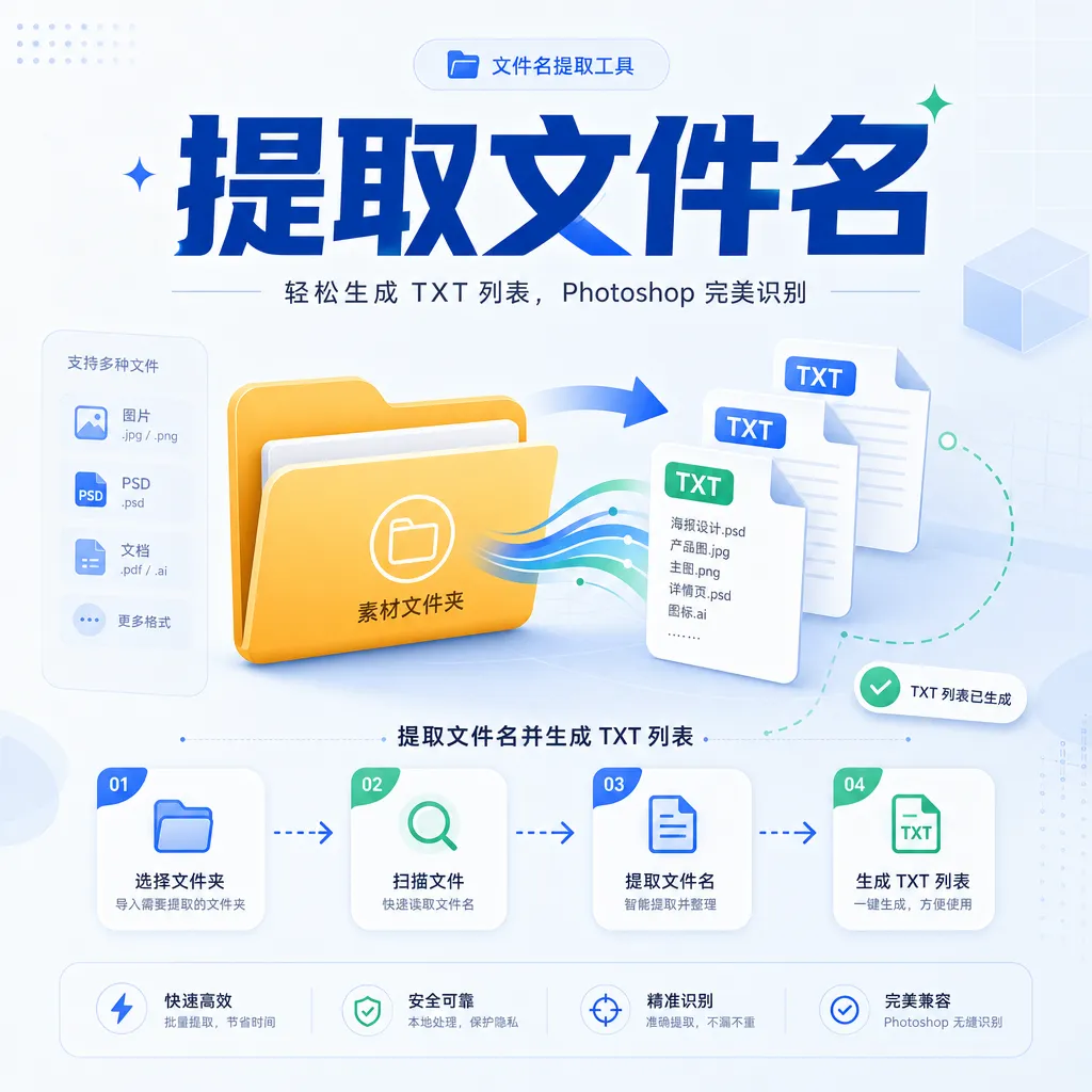 提取文件名工具